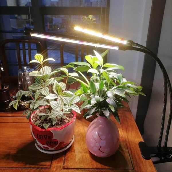 2-Head Clip On LED Grow Light - Image 2