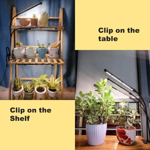 3-head ClipOn LED Grow Light - Image 4