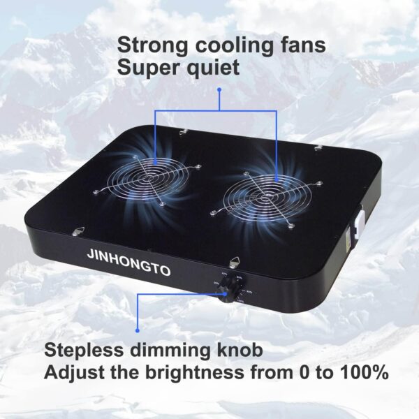 JINHONGTO CR1200 2000W LED Grow Light - Image 2