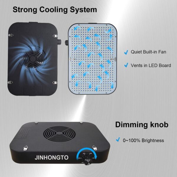 JINHONGTO CR600 600W LED Grow Light - Image 6