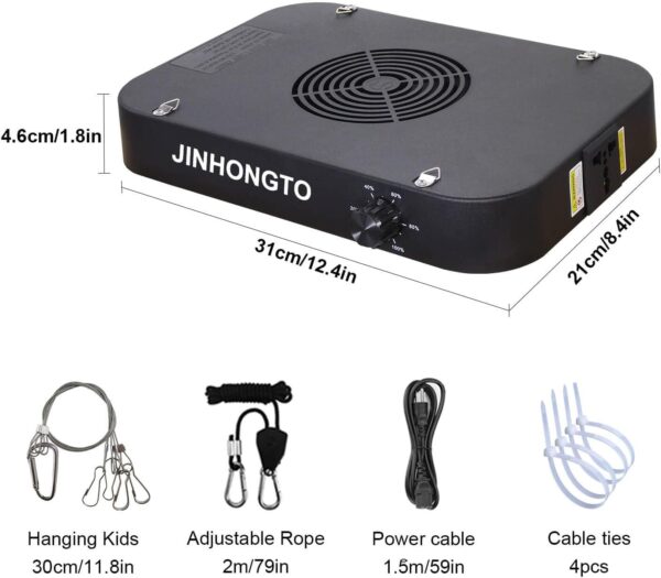 JINHONGTO CR600 600W LED Grow Light - Image 7